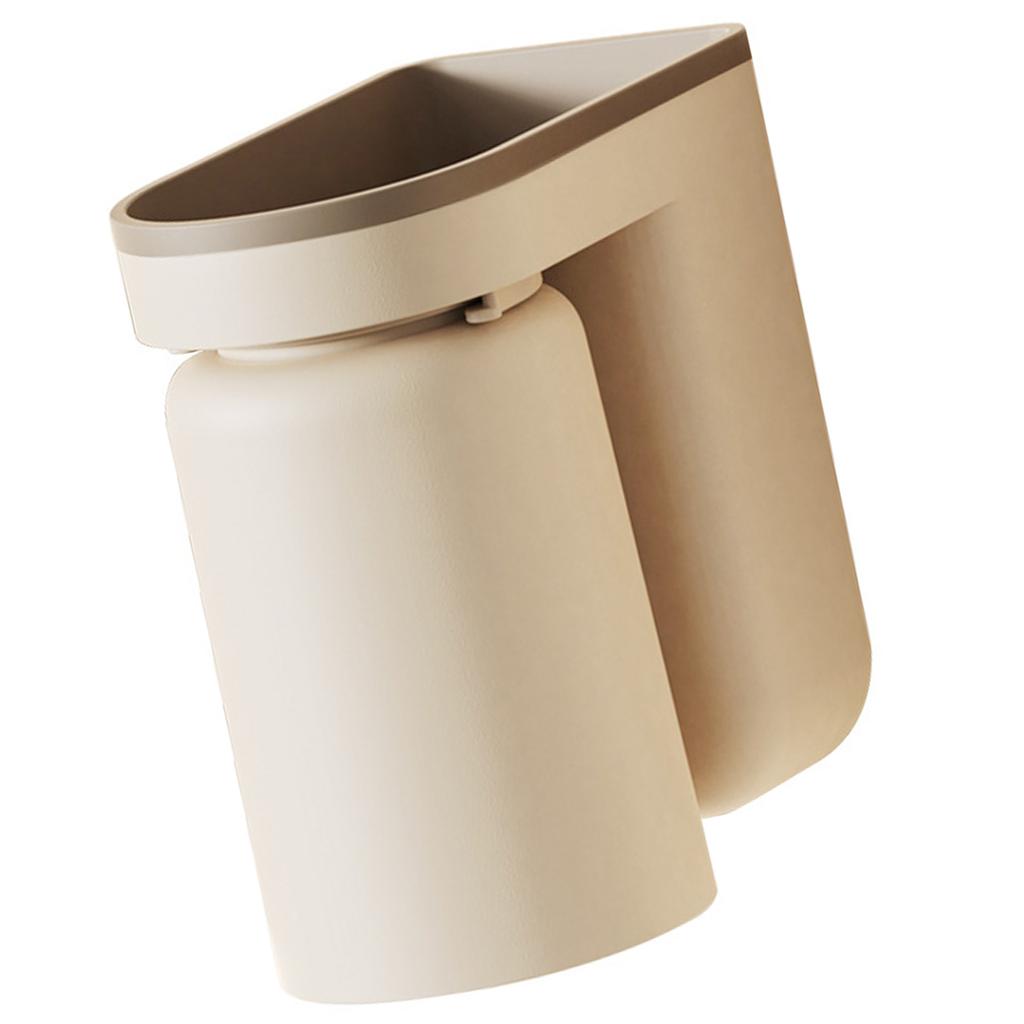 Wall Mounted Toothbrush Holder with Self-Adhesive Design No Drilling Bathroom Organizers for Bathroom and Kitchen Use