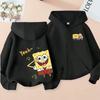 Spongebob Patrick Star Cartoon Anime Family Clothes Boys And Girls Spring Autumn And Winter Zipper Hoodie Parent-child Sweaters