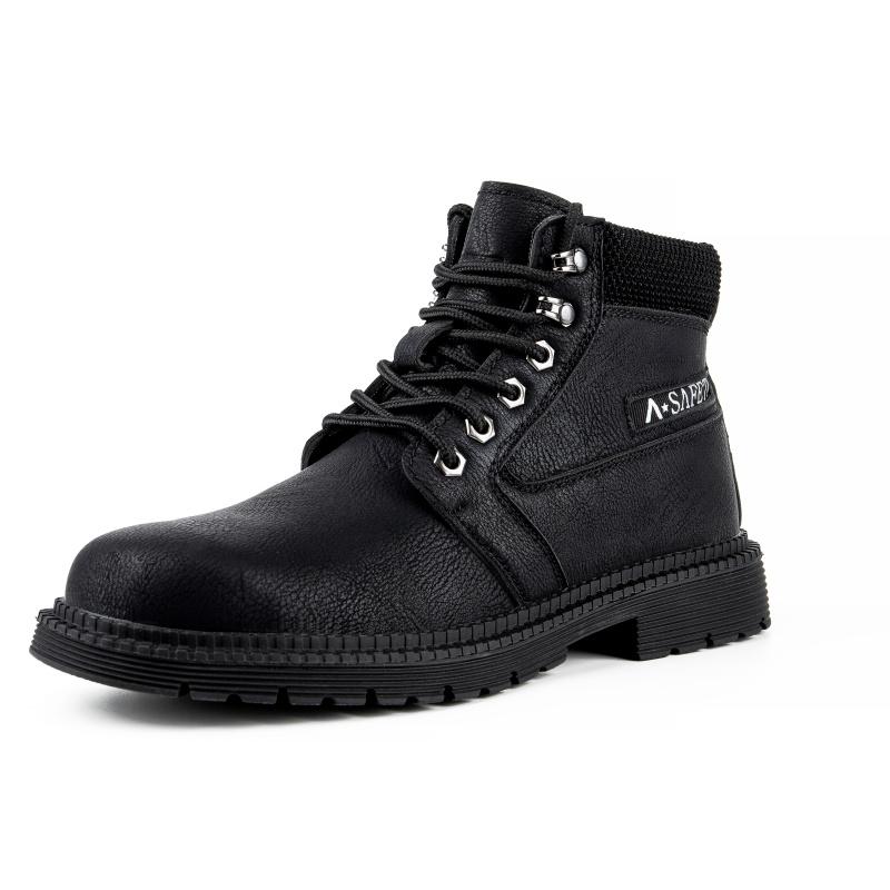 Waterproof Work Safety Shoes For Men Rubber Sole Protective Work Sneakers Men Breathable Warehouse, Mining Safety Footwear