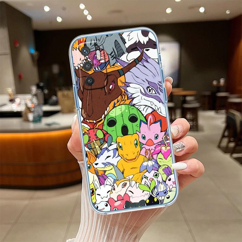 NH51 D-Digimons Transparent Phone Case for LG K22 K30 K40 K40S K41 K42 K50 K50S K51 K51S K52 K61 K62 K71 K92 Q60 Q61 V40 V50 V60