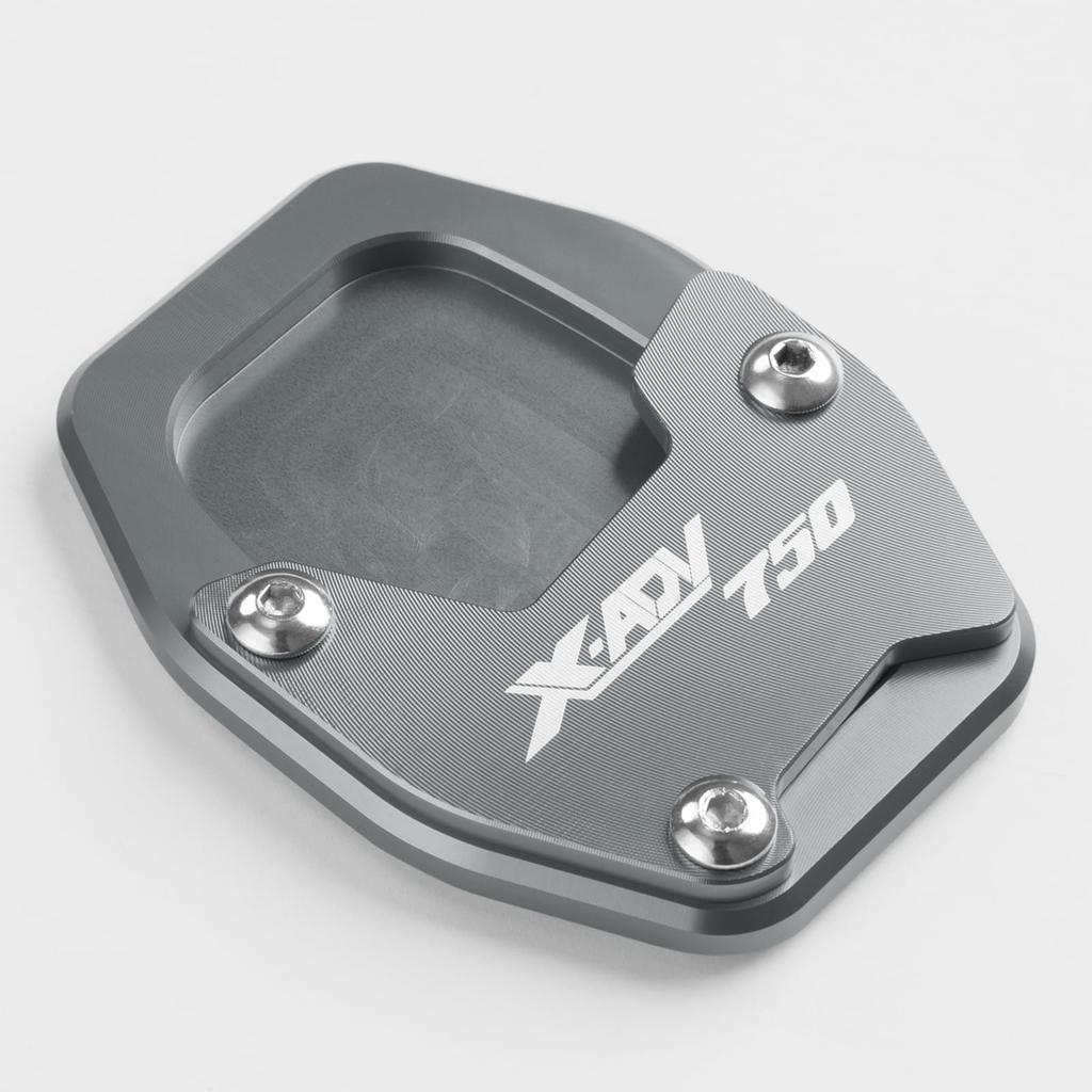 WOOGA Motorcycle Aluminum Kickstand Side Stand Plate Pad Support Extended Fit For Honda X