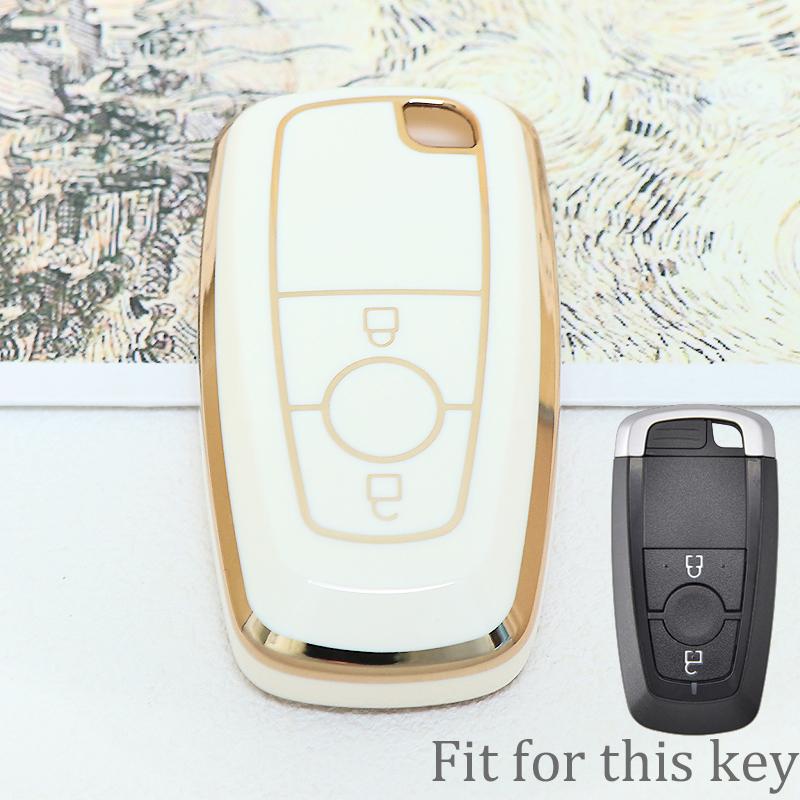 TPU 2 Button Smart Car Key FOB Remote Case Pouch Holder For Ford Raptor 2018 Ecosport Ranger Raptor Keyless Accessories