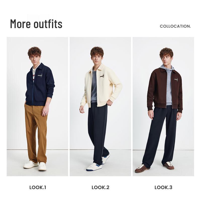 Navigare Men's Retro Lapel Cardigan Jacket