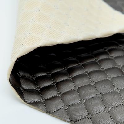 147*100CM Látka z umělé kůže Prošívaná Vyšívaná textura Měkká PVC kůže na čalounění DIY Potah autosedačky Zavazadla Pohovka Taška