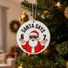 Santa Sagt 6-7 Weihnachtsornament 2025 Baumdeko Unartig Wichteln Geschenk Niedlich Strumpf Einzigartige Feiertagsdekoration