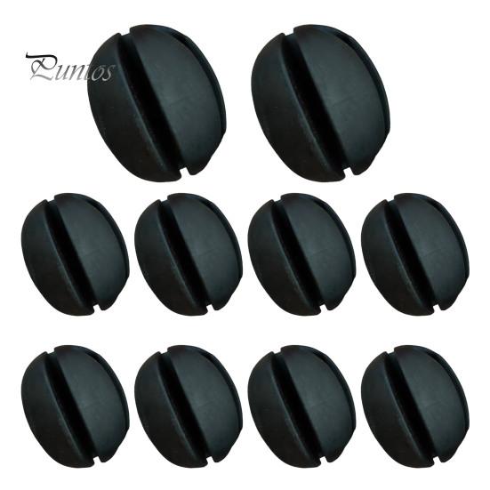 

10 шт. фиксированный шар для удочки 4/5/7/8/9 мм 5 отверстий устойчивый к царапинам многоразовый держатель для удочки протектор зажим крепежные инструменты рыболовные принадлежности чёрный