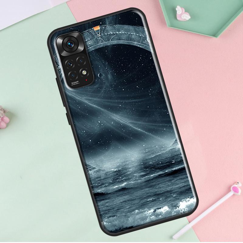 Hvězdná brána Atlantida pro Redmi Note 12 Pro Plus kryt pro Redmi Note 10 8 9 11 Pro 12S 11S 10S 9S 9C 10C 12C pouzdro
