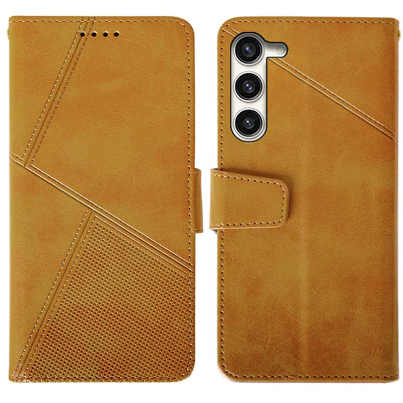 For Samsung Galaxy S24+ Calf Texture Leather Case Wallet Phone Cover