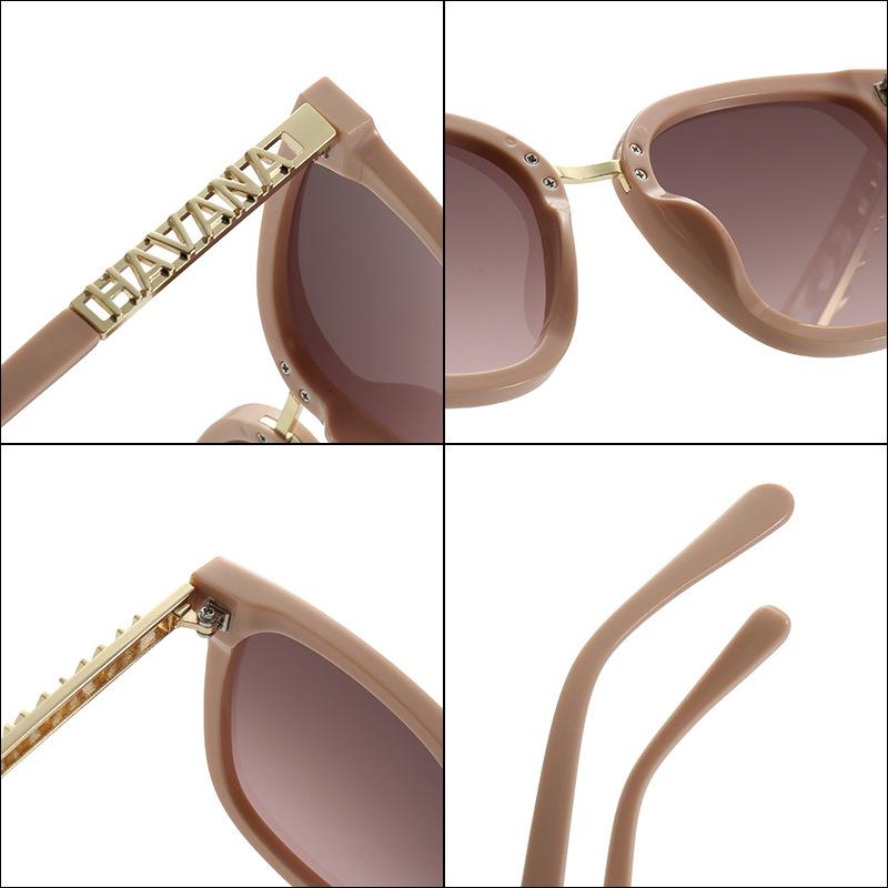 1PC Cute Glamour Sunscreen Women Sunglasses Fashion Brand Men Glasses Stylish Designer Cat Eye Sunshades UV400