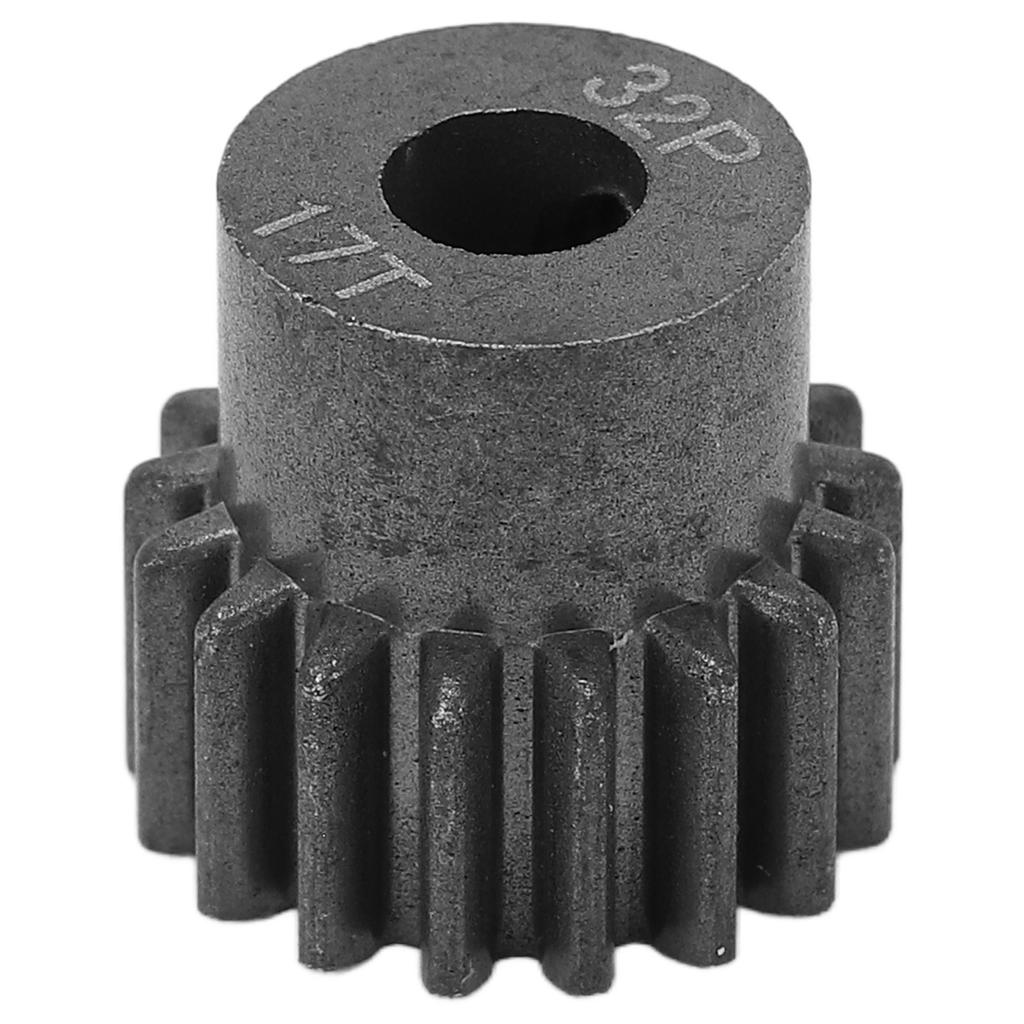 17T 0.8Mod Metal Motor Pinion RC Motor Pinion Gear with Wrench for ARRMA Granite 1/10 Remote Control Car