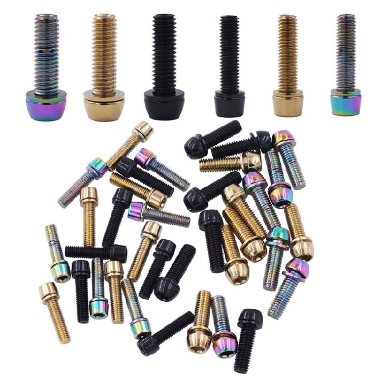 Bike Stem Bolts,Steel Tapered Bike Stem Bolts Bicycles Handlebar Bolts