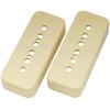 Musiclily Pro P90 Pickup Soap Bar PU Cover USA for Gibson LP Les Paul Electric Cream of Guitar, (Set 2)