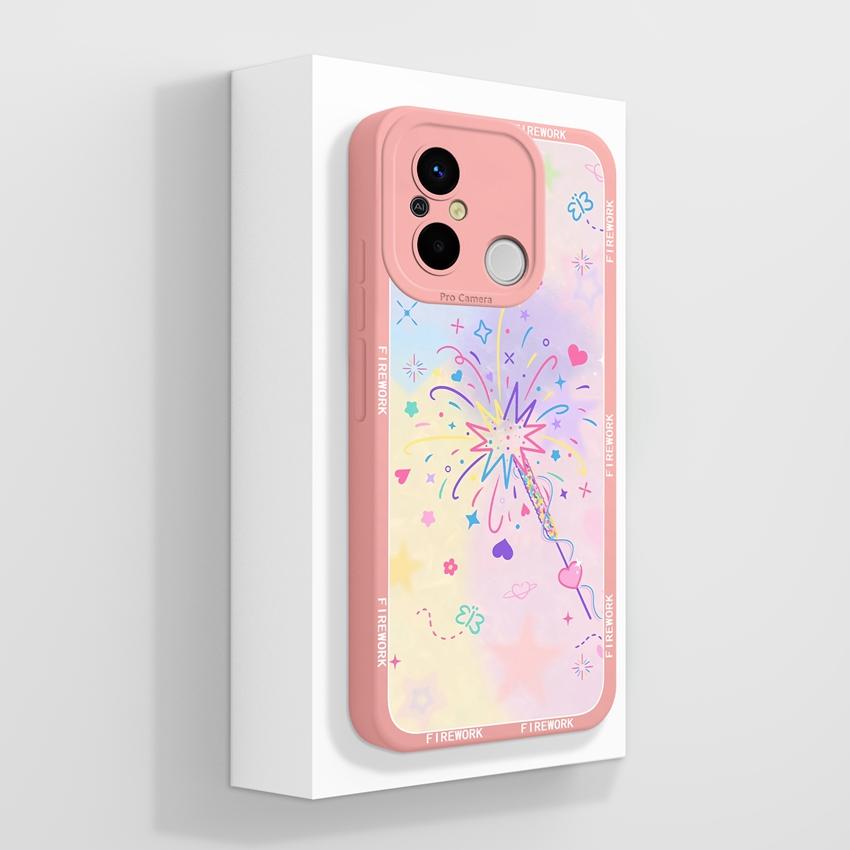 For Redmi 12C 13C 14C 10C 13R 14R 11A 15A Cute Cartoon Cat Phone Cover Liquid Silicone High Quality Anti Slip Durable Protective Case For Redmi Casing