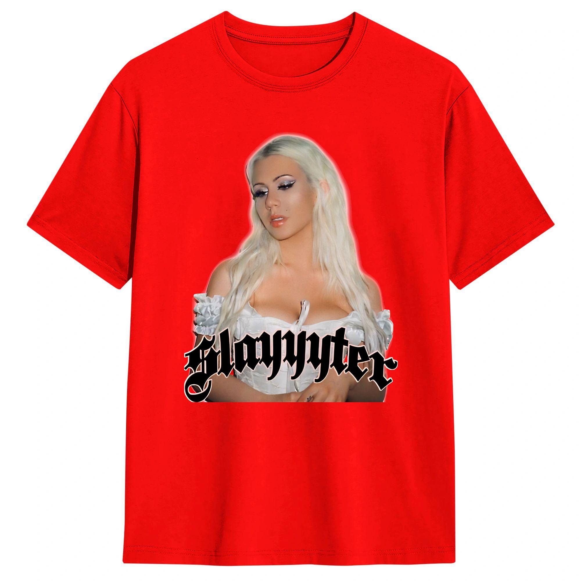 

Unisex T Shirt Slayyyters Art TShirts Harajuku Summer Tee Shirt Streetwear 100 Cotton Clothes Birthday Gift S