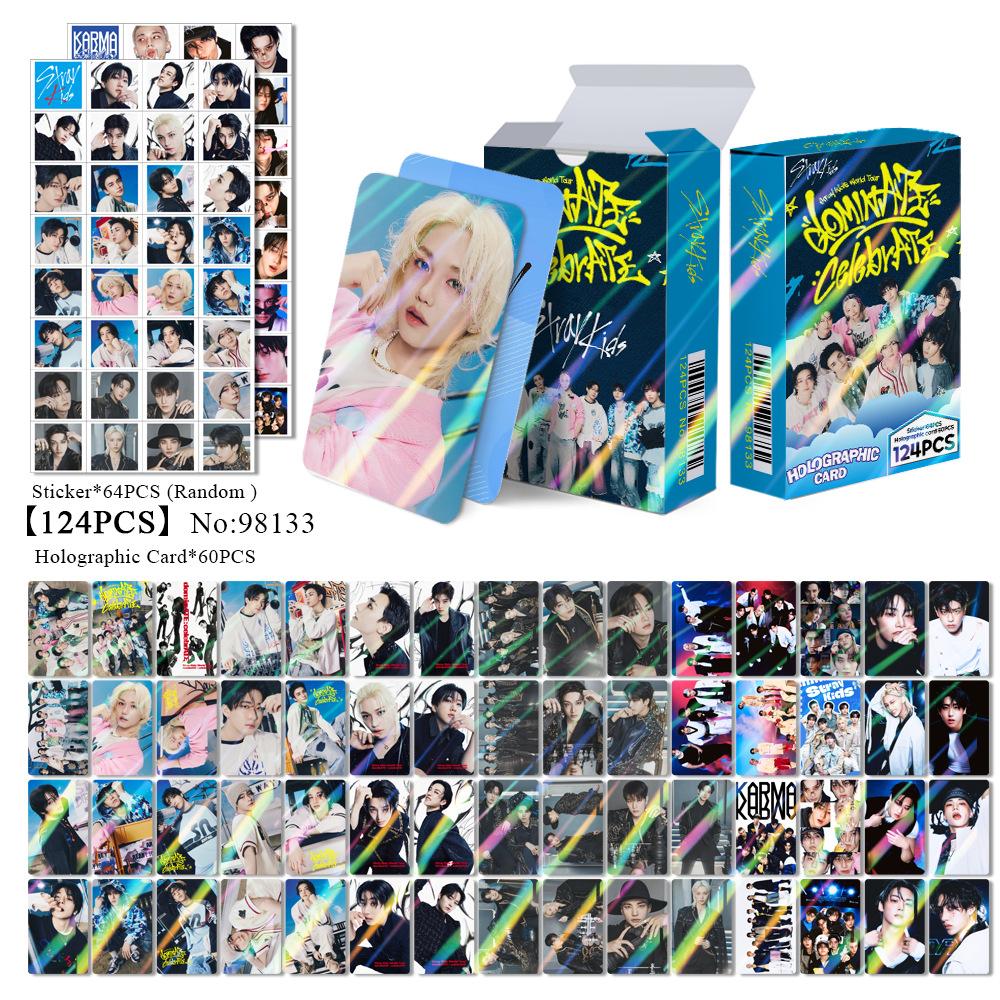 124Pcs  Card Stray Kids Card Boy Group Album "DO IT"Pocards Lomo Hyunjin Felix LeeKnow Han BangChan  Album Fans Gifts