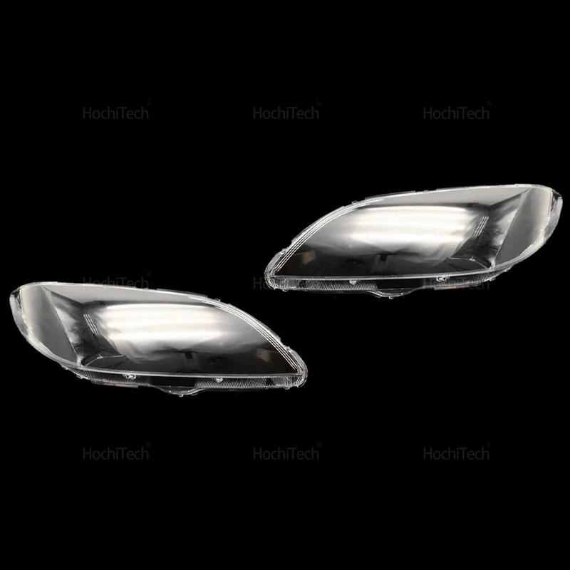 1 par frontlyktglassdeksel for Mazda 3 Mazda3 Axela BK 2003-2008 Bilfrontlyktdeksel Gjennomsiktig lampeskjerm Lampeskall