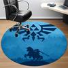 1 Stück Legend of Zelda Büro Runder Teppich, Schlafzimmer Wohnzimmer Heimdeko, Zimmer Deko, Offic a1016220