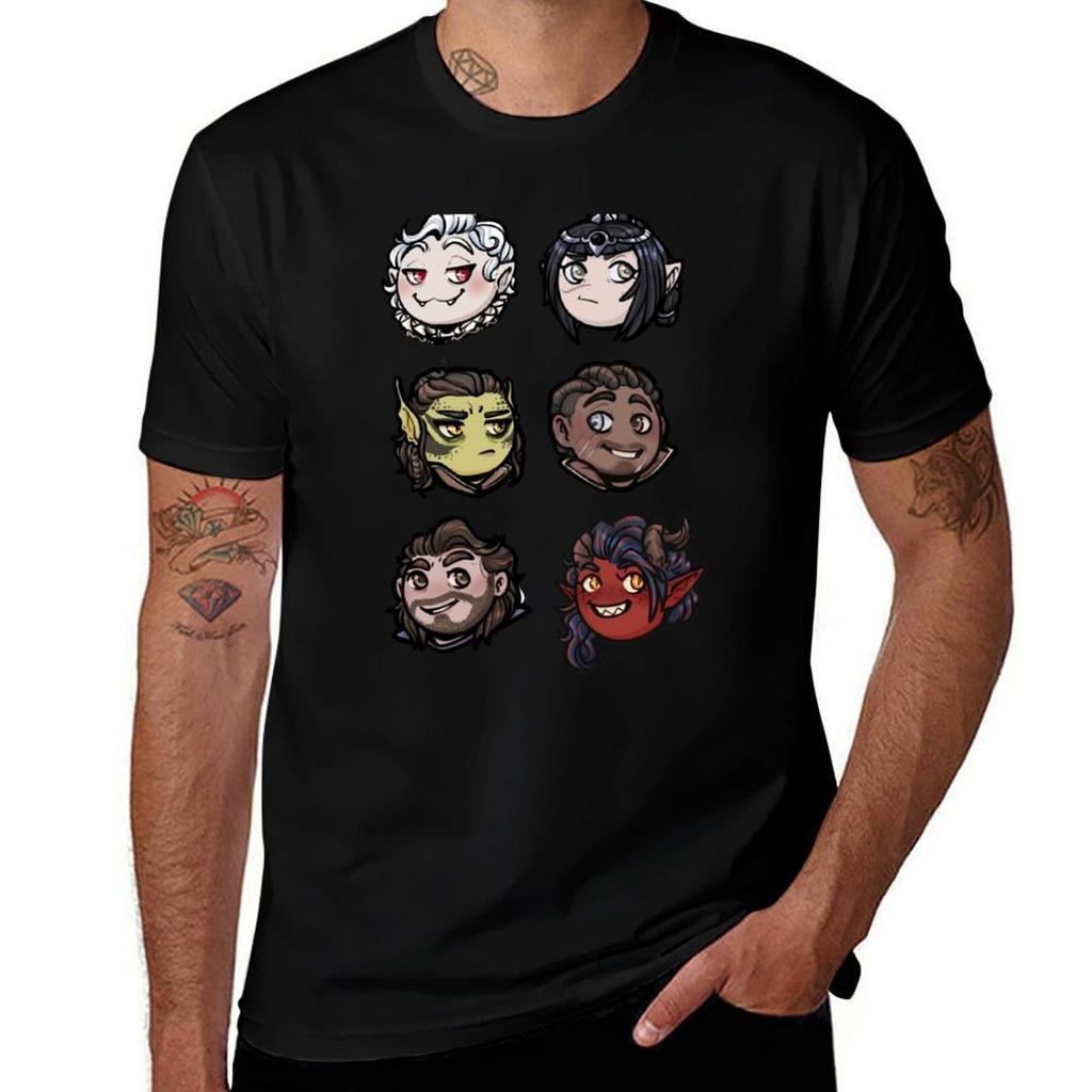Balders Gate 3 Origin Characters Tshirt Modern Style Print Tshirt