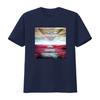Camiseta de Algodón Suave Tangerine Dream Stratosfear Estampado Diseño Inspirado en Banda de Rock Retro Top Lavado Vintage Para Uso Diario