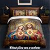 Valentine Love Theme Custom Text Or Name 3Pcs Bedding Set,1 Flat Sheet & 2 Pillowcases Personalized Home Bedding