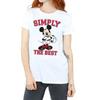 Disney Womens/Ladies Mickey Mouse Simply The Best Cotton Boyfriend T-Shirt
