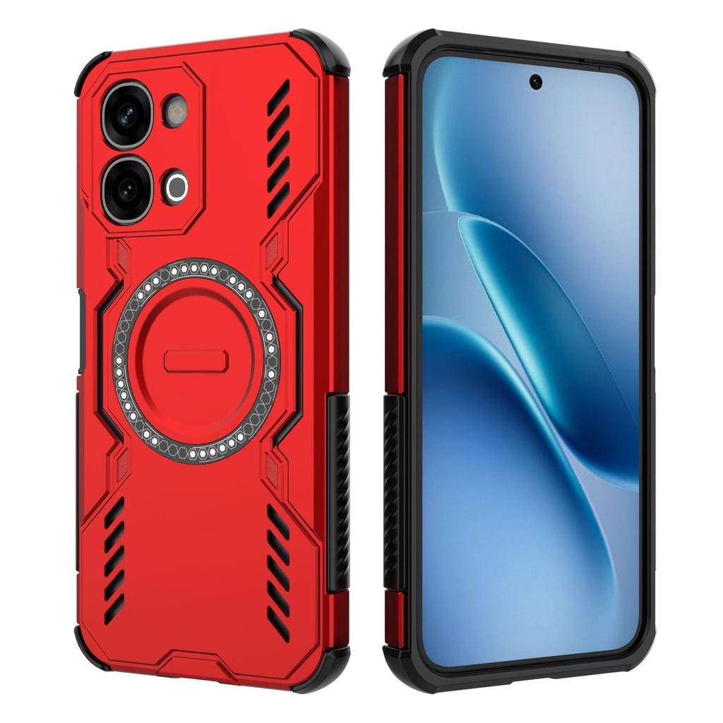 For For Vivo iQOO Z11X 5G Magnetic Case,Heat Dissipation Shockproof Phone Cover for Vivo iQOO Z11X 5G