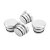 Hilitand Socket Caps 4 Pack Power Socket Dustproof Cap Car Accessories (Silver)