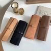Watch Straps Storage Bag Imitation Leather Holds 5 Straps Watch Strap Storage Pouch Multi-compartment Watch Band Organizer