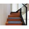 Stair Treads Anti Slip Carpet Mat Self Adhesive Multipurpose Stair Mat for Wooden Steps 9.44x25.19in Coffee