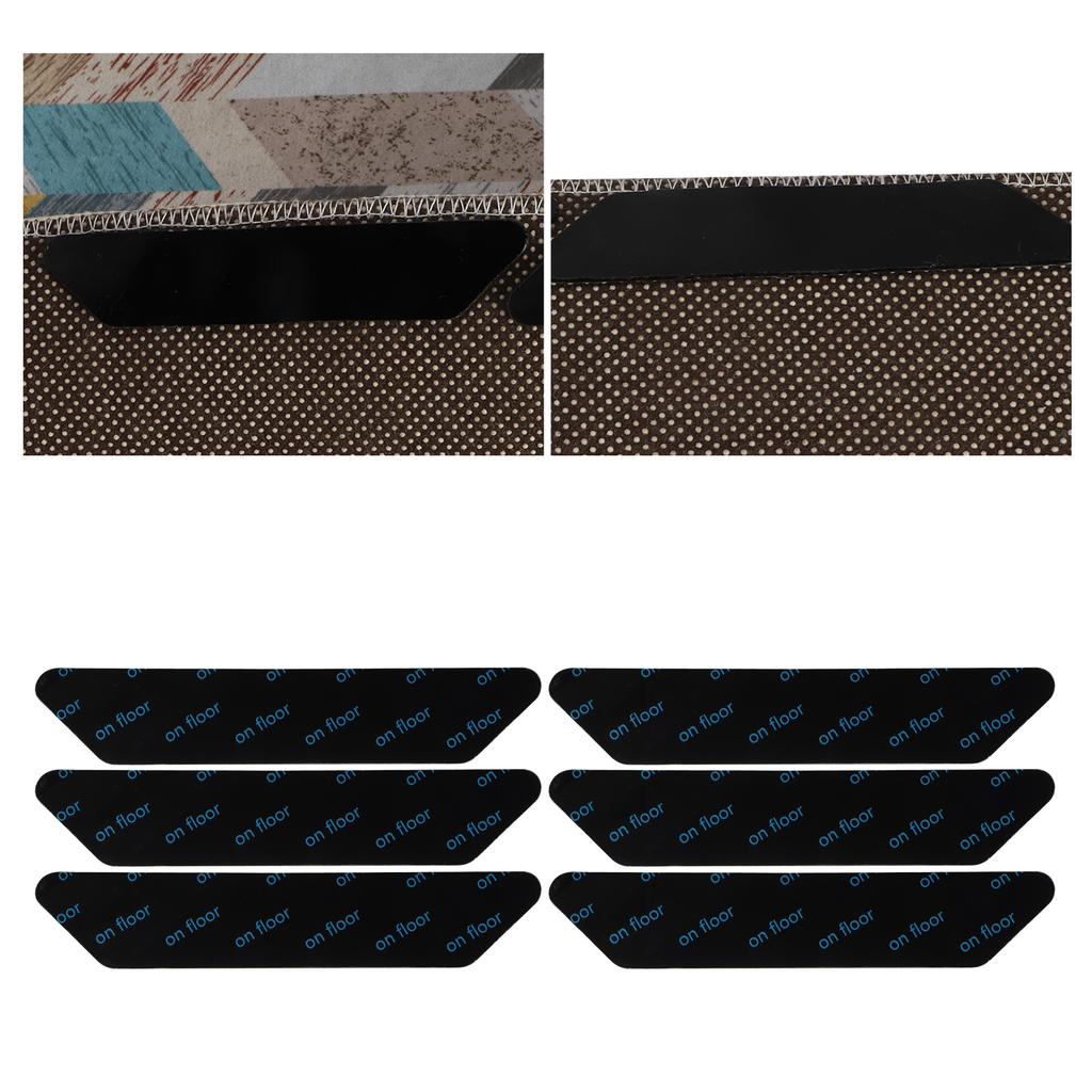 16 Stück Wiederverwendbare Rutschfeste Teppichunterleger für Badezimmer, Küche, Wohnzimmerzubehör