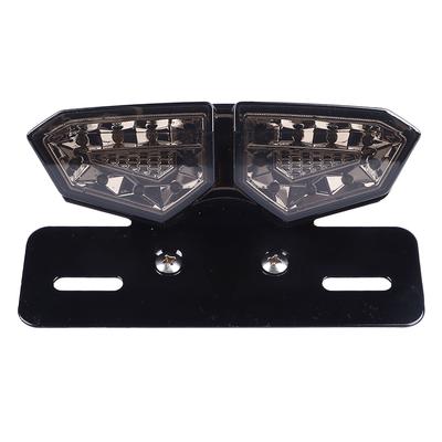 12V Motorrad Blinkerlampe Schwarz Hohe Helligkeit Vintage Design Motorrad Rücklicht Ersatz für Niu
