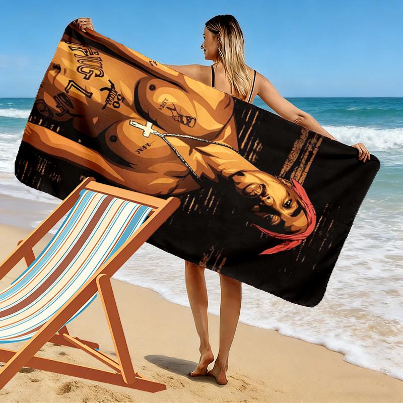 Legacy Ghetto King Beach Towel Beach Portable for Travel Swim Quick-drying Swim Towel Outdoor Pool Towel Beach Towel Comfort