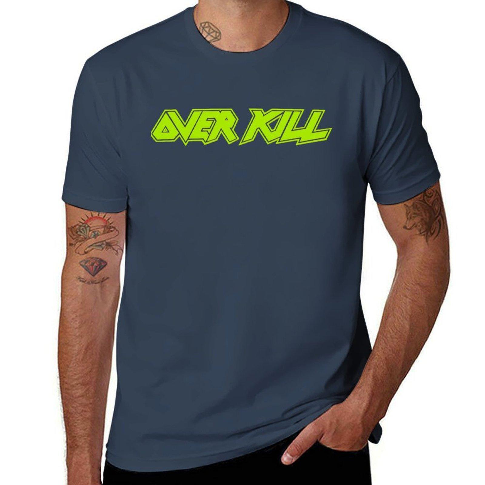 

Overkill (Transparent) Green For Fans T-Shirt man t shirt graphic anime t shirts for man T-Shirt M