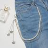 Hip Hop Pants Chain Punk Rock Jeans Chain Wallet Chains Unisex Trousers Chain E Girl Boy Goth Aesthetic Accessories