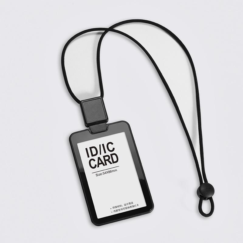 Retractable Neck Lanyard with Full Screen ID Card Holder