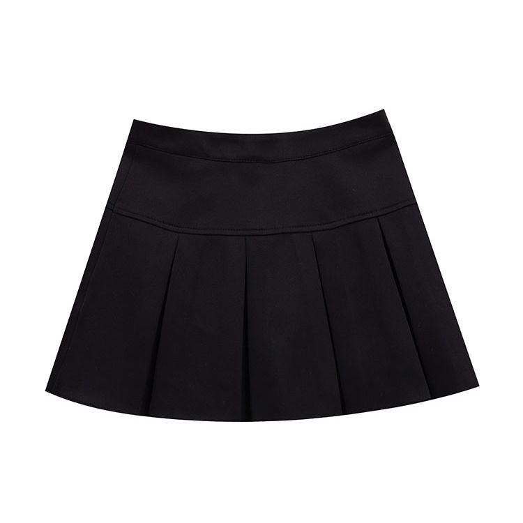 Women's 2025 High Waist Petite A-line Pleated Short Skirt - Academy Style
