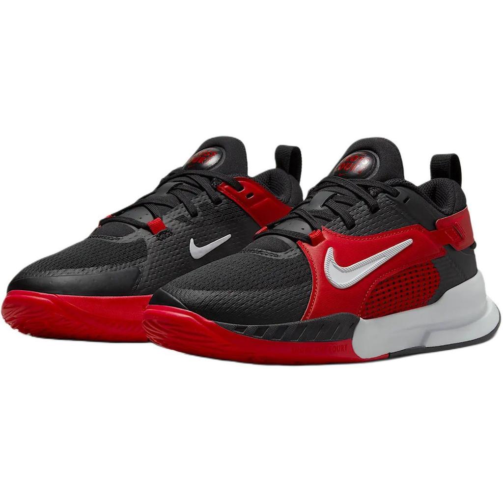 Nike Crosscourt GS Black White University Red Kids Sneakers FN2231-003
