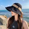 New summer bucket hat women's face small fashion visor seaside beach vacation sun hat basin hat