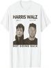 Harris Walz Geht Nicht Zurück 80er Retro Foto 2024 T-Shirt