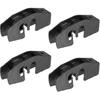 ACROPIX Universal Front Wiper Blade Arm Adapter Clip Type-A - Pack of 4 Black