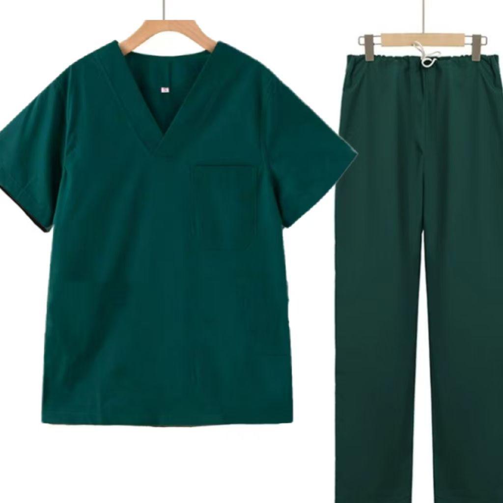 Medical Staff Cotton Scrub Suit for Doctors, Dental Clinics, and Pet Hospitals