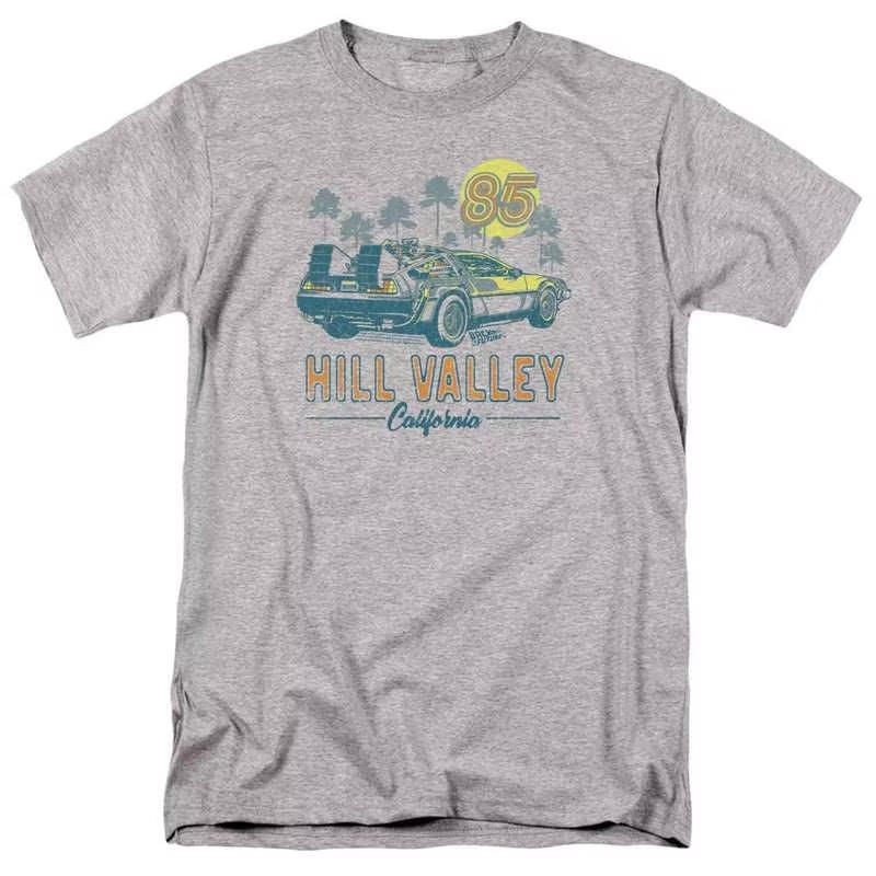 new Summer Back to the Future movie motorcycle summer Unisexs Tshirt Womens Tshirt adult childrens parents Tshirt