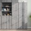 VidaXL Highboard Concrete Grey 45x42.5x185 Cm Engineered Wood, Sideboard, Storage Cabinet, Side Panel, Cabinet, 3281409
