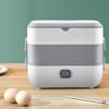 Electric Lunch Box Stainless Steel Double Layer Fast Heating Food Box Portable Lunch Warmer for Home Car School Work