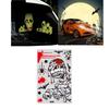 Halloween Stickers Decorations Clings for Kids for Auto Door Window Home Tags