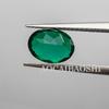 AGL Certified Zambian Oval Cultured Emerald Loose Stone for Jewelry