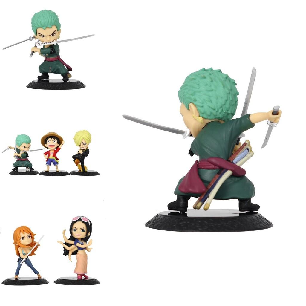 Charmante One Piece Anime Blind Box Sammelfiguren Inklusive Luffy Zoro Nami Ideal Für Tortenaufsätze