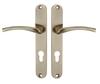 Door Handle On a Long Plate Agra Patina Insert