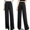 High Waist Wide Leg Women's Suit Pants for All Seasons