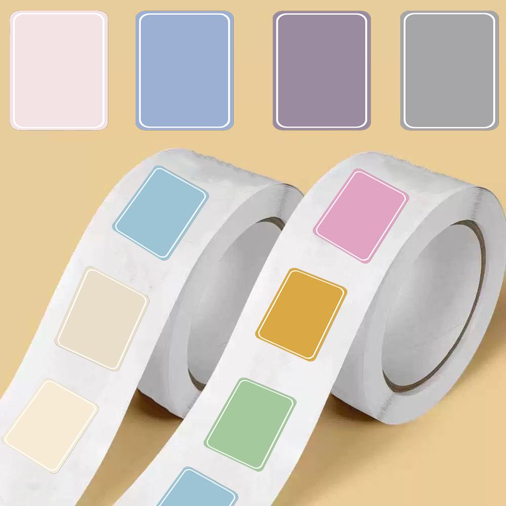 

500PCS Circular Dots Roll Stickers Harajuku Kawaii Cartoon Mysterious Laptop Luggage Aesthetic Stationery Art Picture Sticker